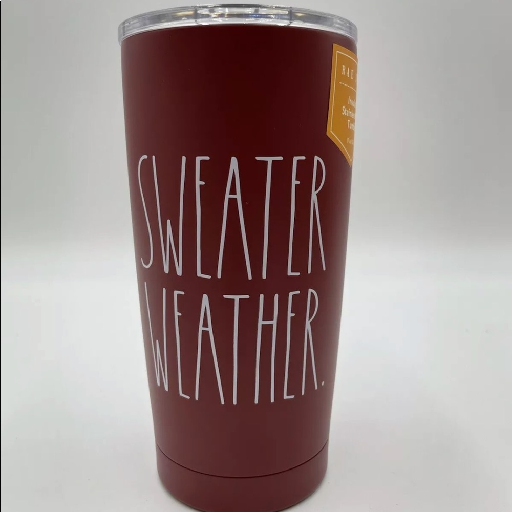 RAE DUNN Sweater Weather Insulated Travel Tumbler